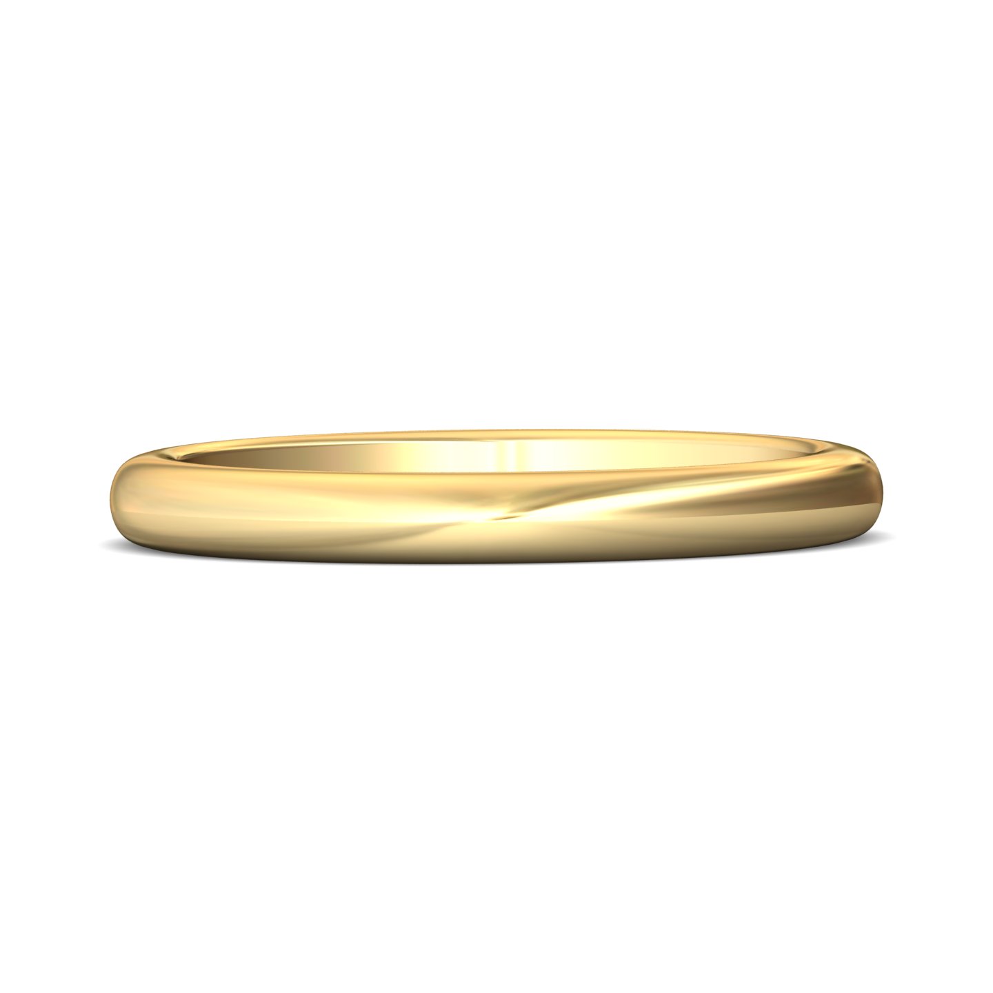 14k rose gold wedding band
