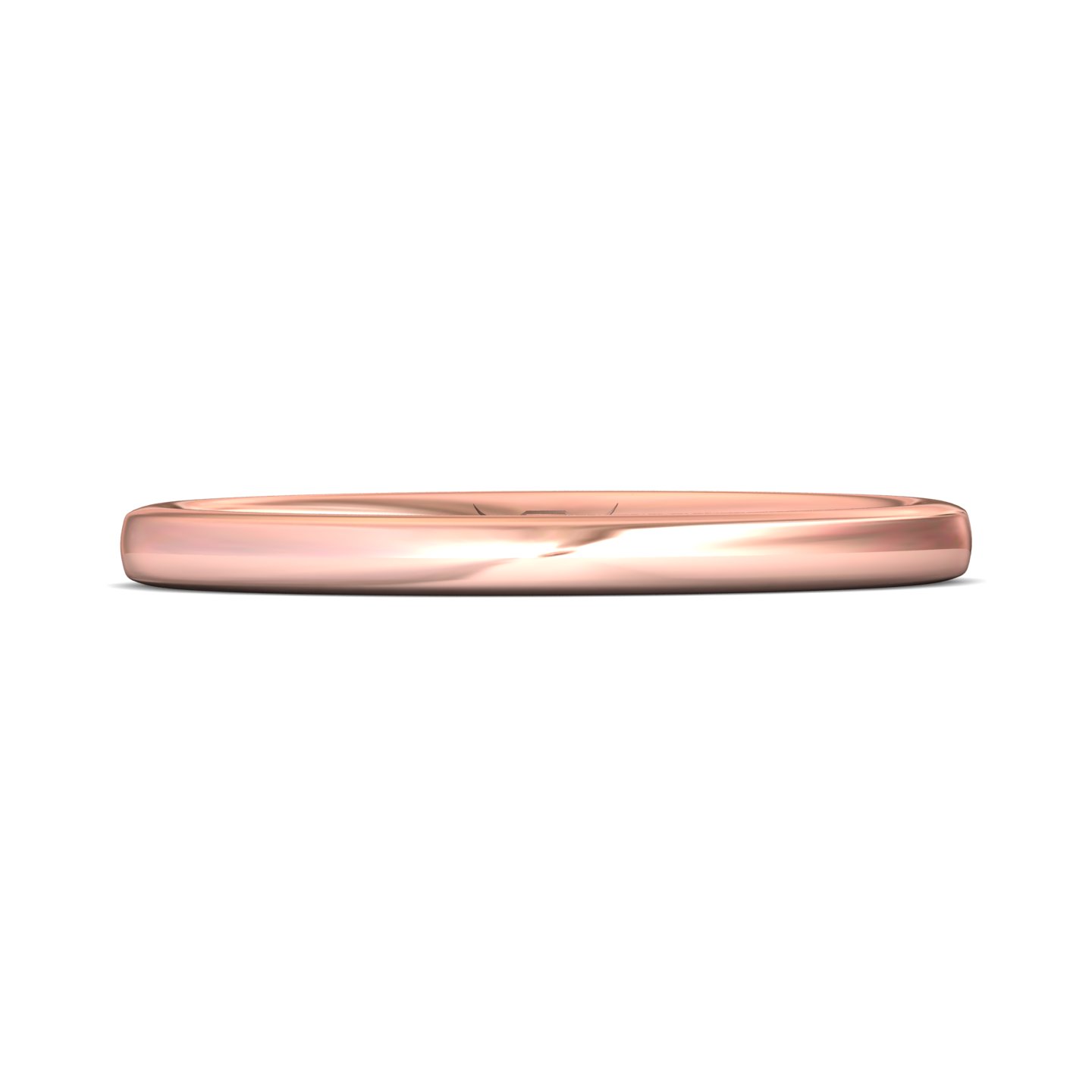 18K Rose Gold Wedding Band