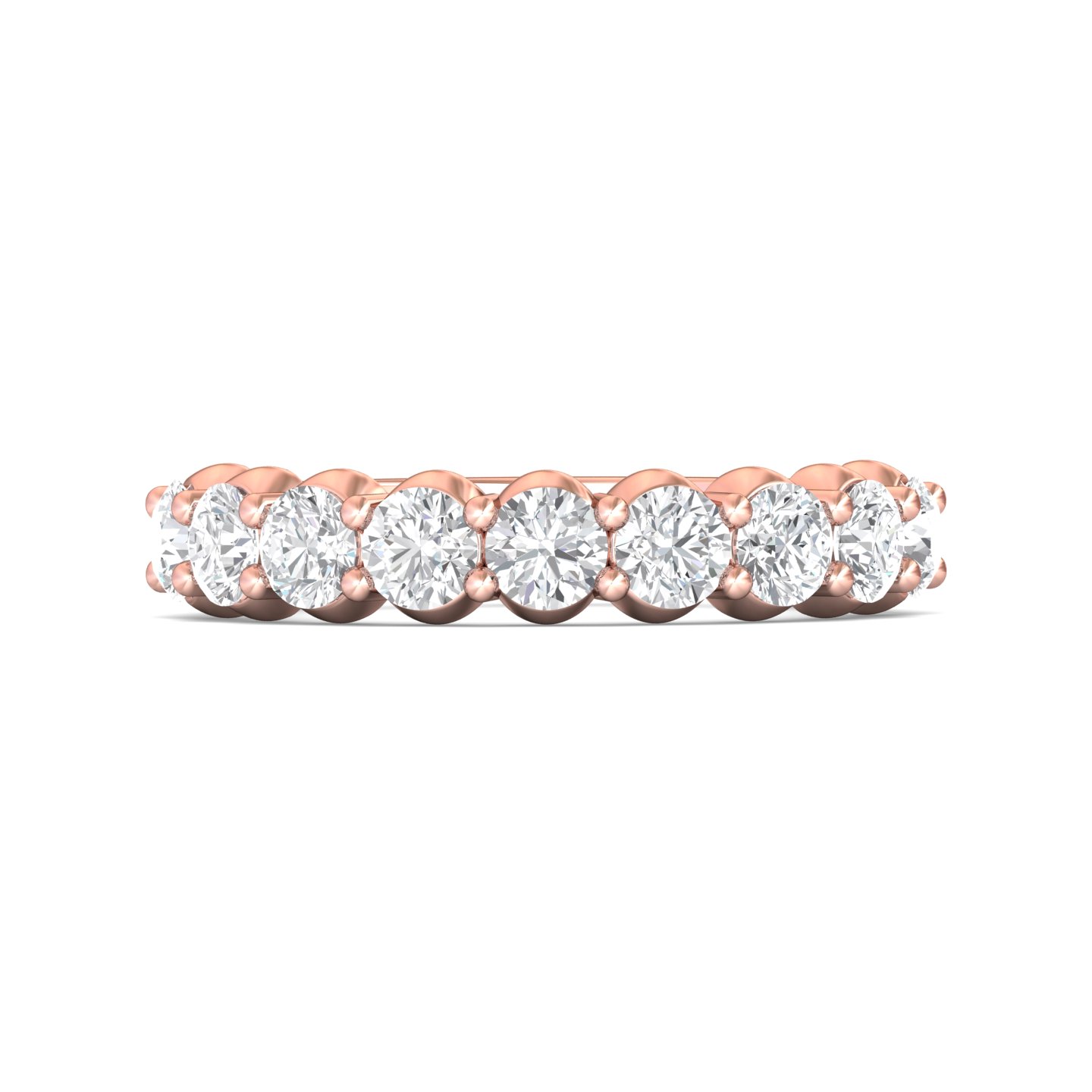 14K Rose Gold Wedding Band