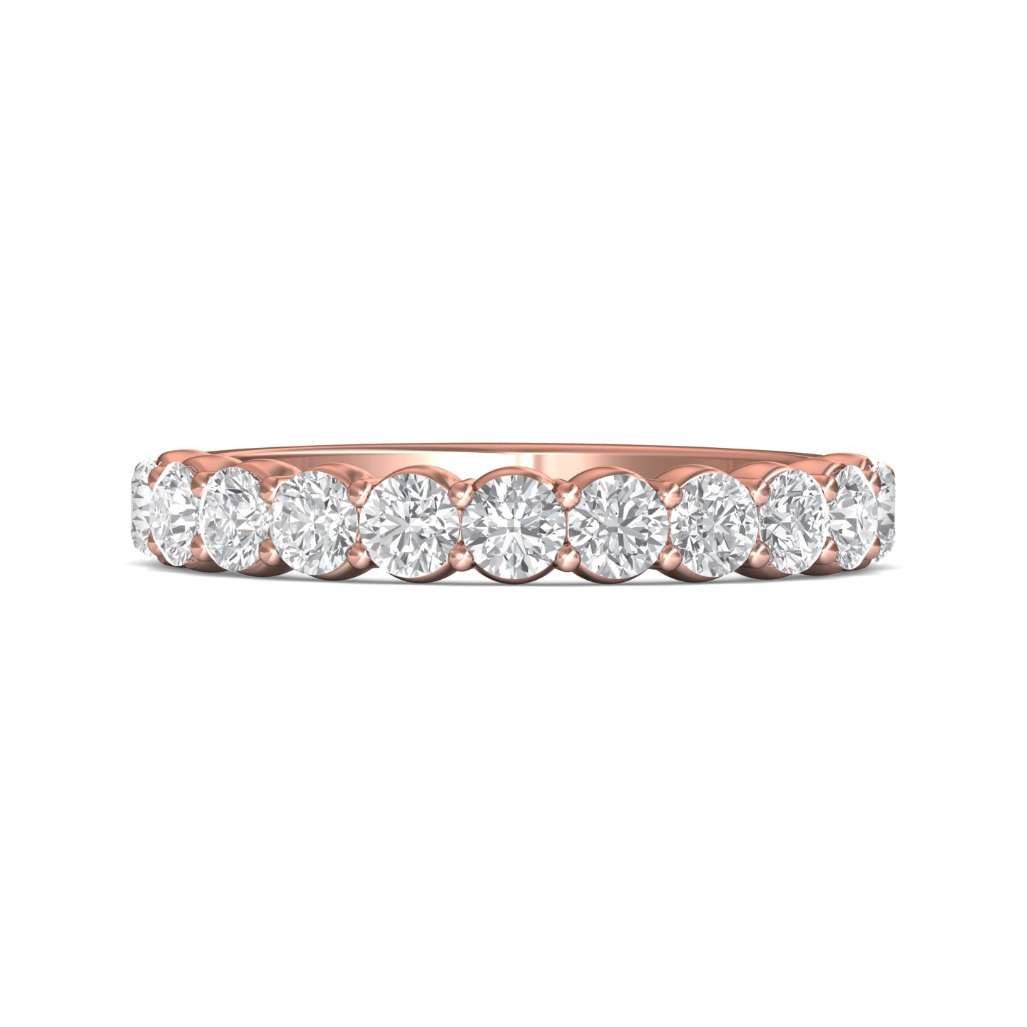 14K Rose Gold Wedding Band