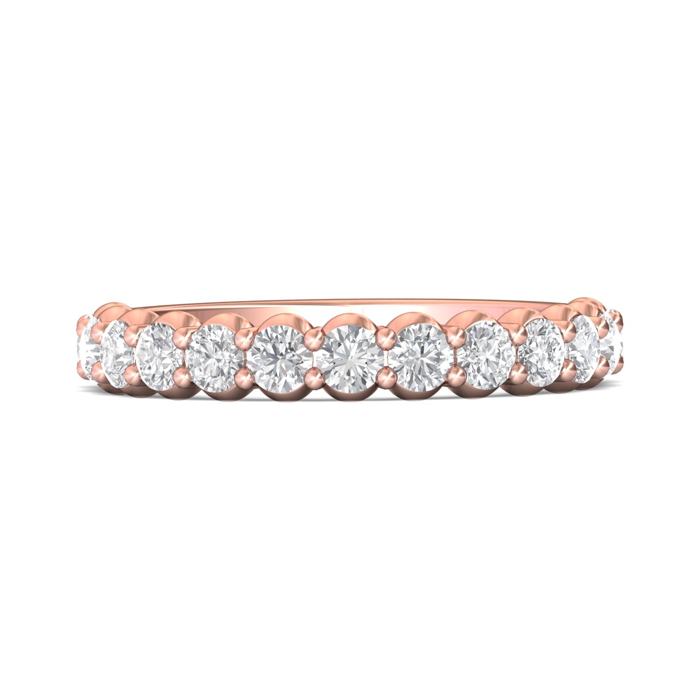 18K Rose Gold Wedding Band