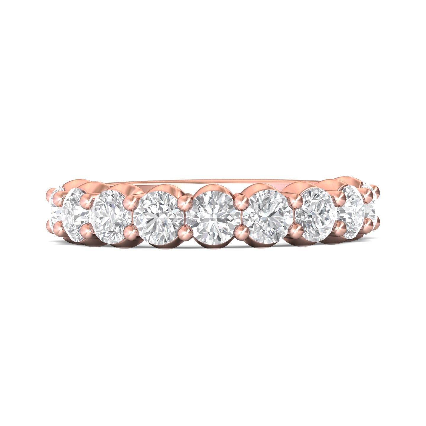 18K Rose Gold Wedding Band