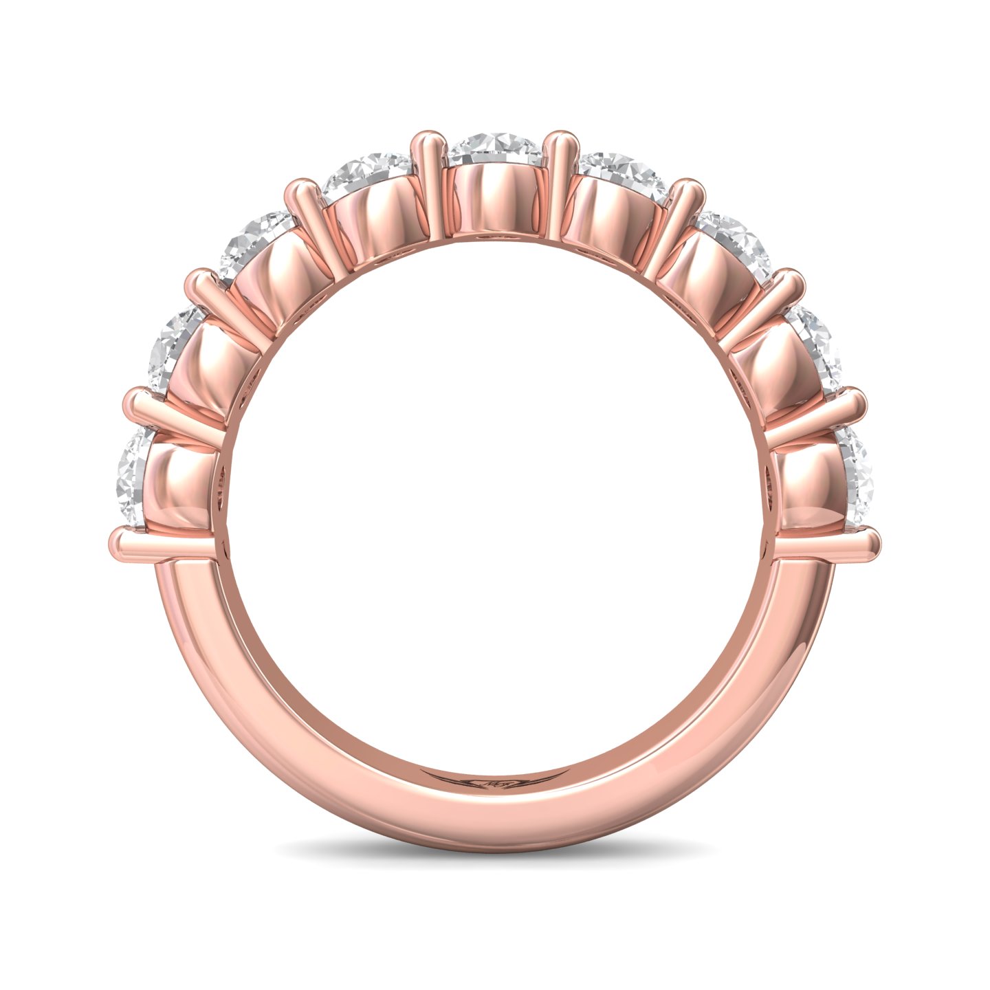 18K Rose Gold Wedding Band