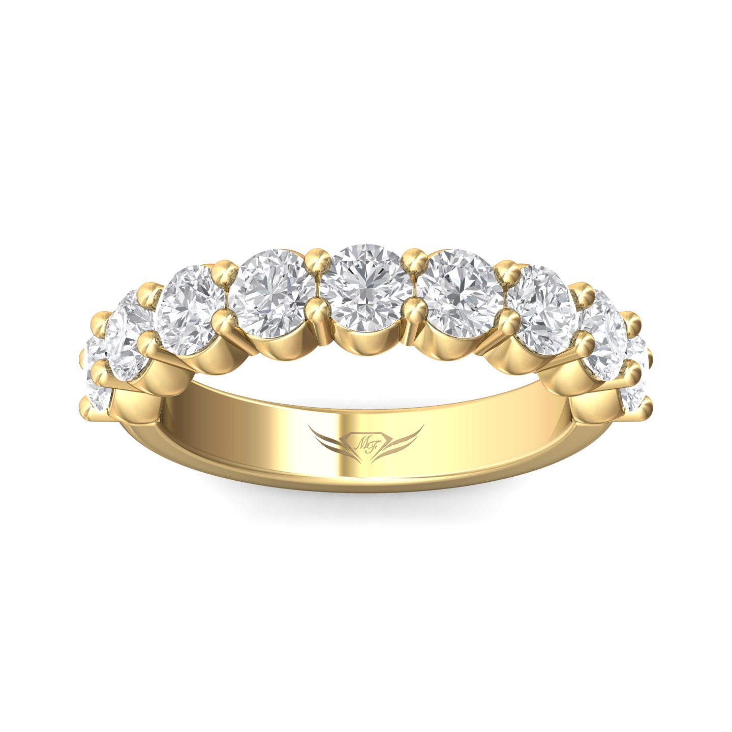 18K Yellow Gold Wedding Band