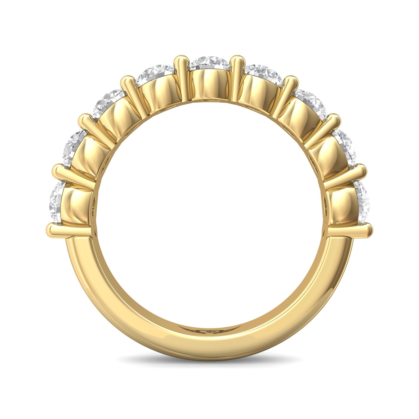 18K Yellow Gold Wedding Band