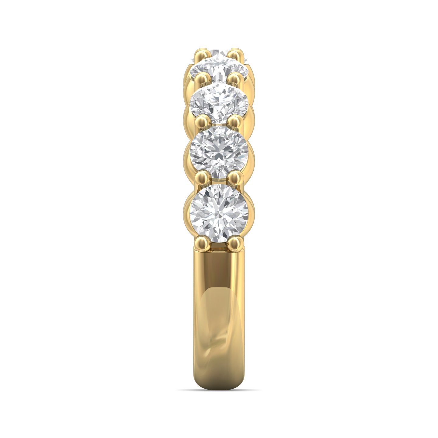 18K Yellow Gold Wedding Band