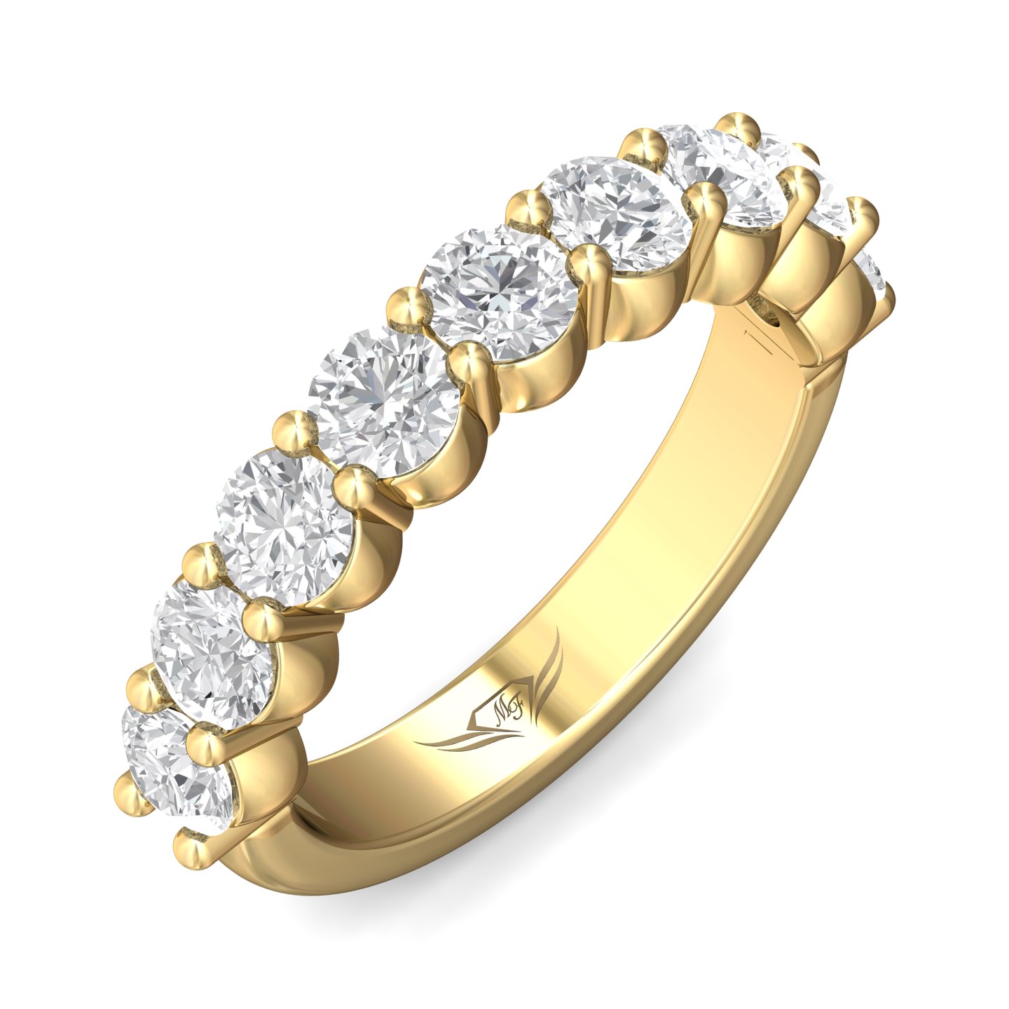 18K Yellow Gold Wedding Band