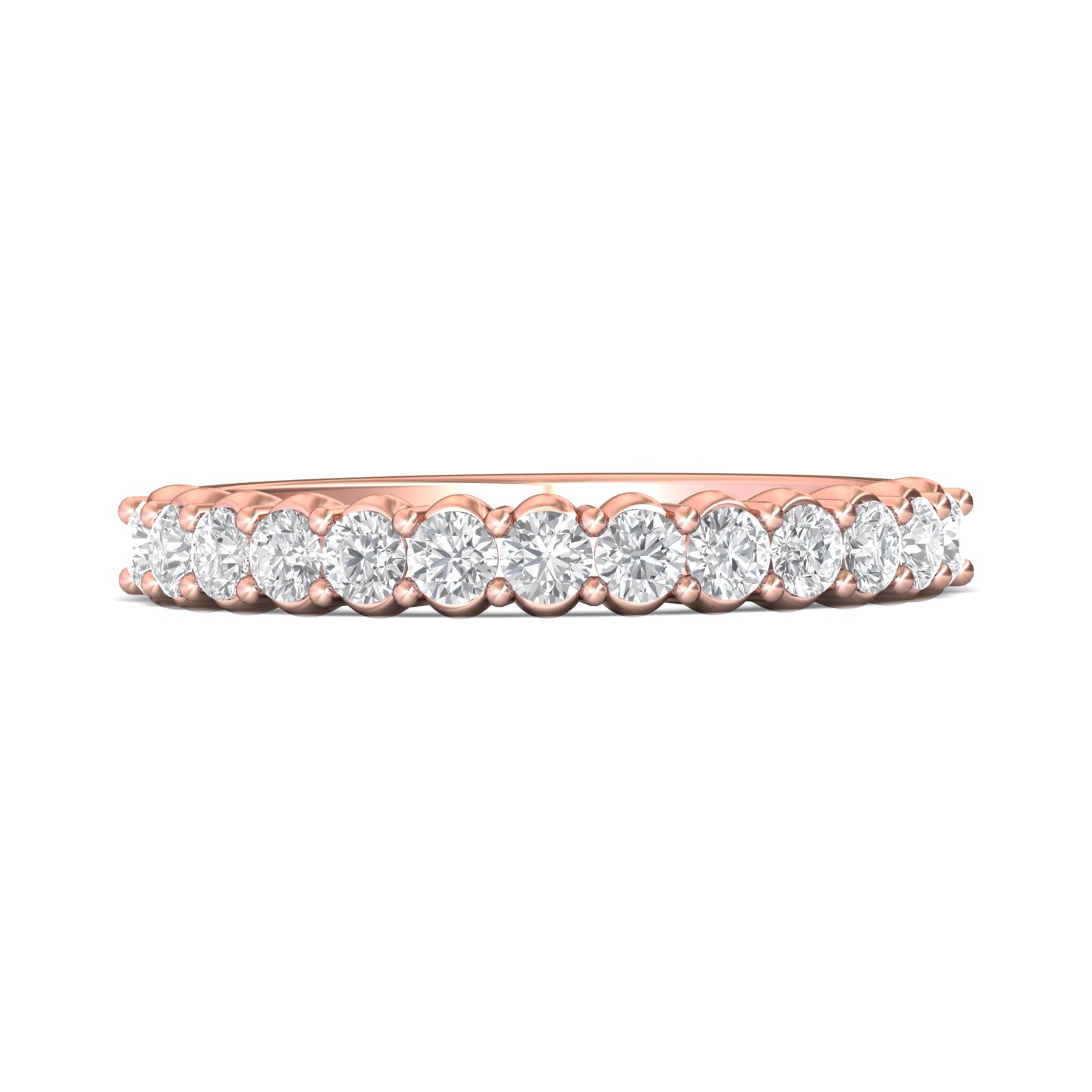 14K Rose Gold Wedding Band