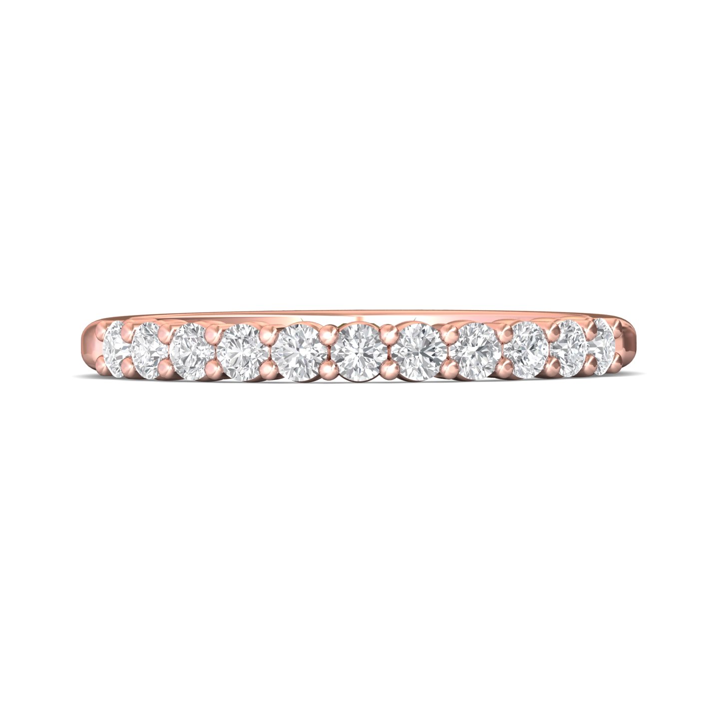 14K Rose Gold Wedding Band