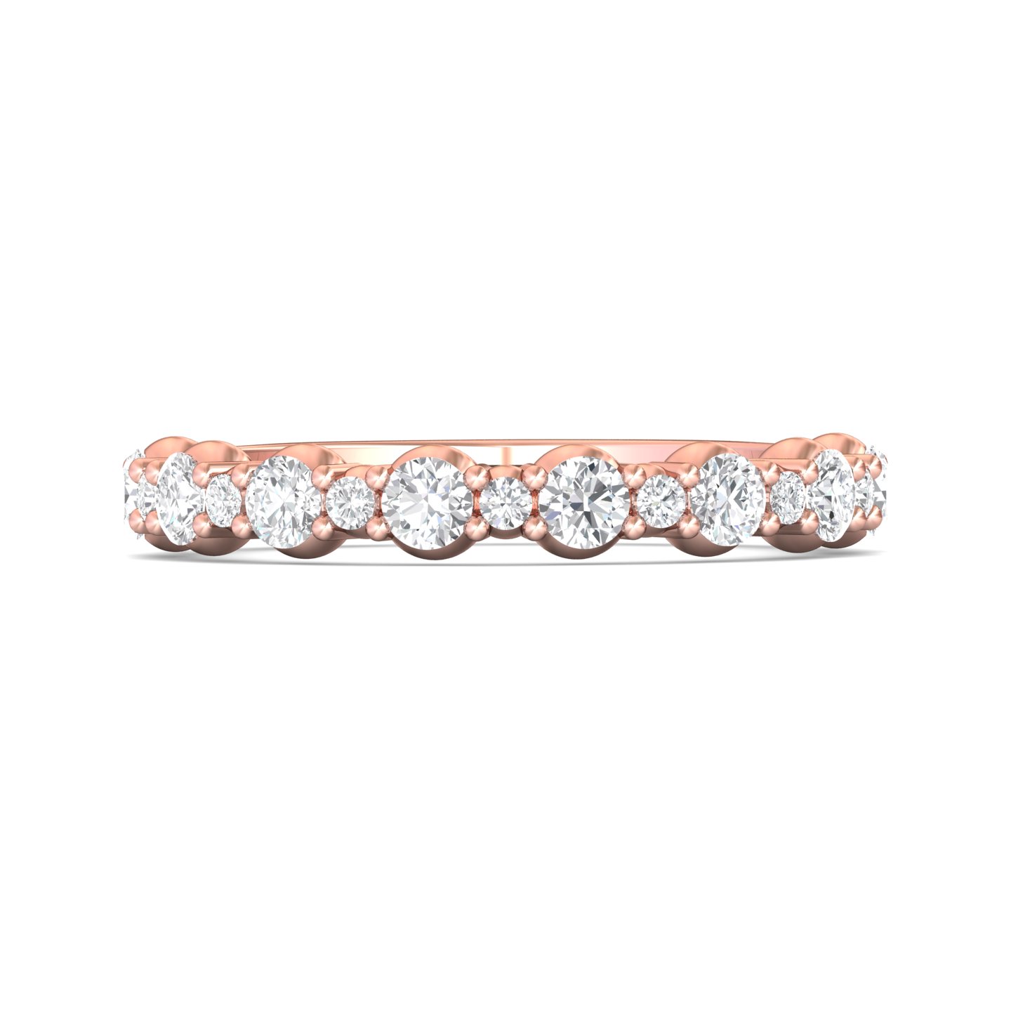 14K Rose Gold Wedding Band
