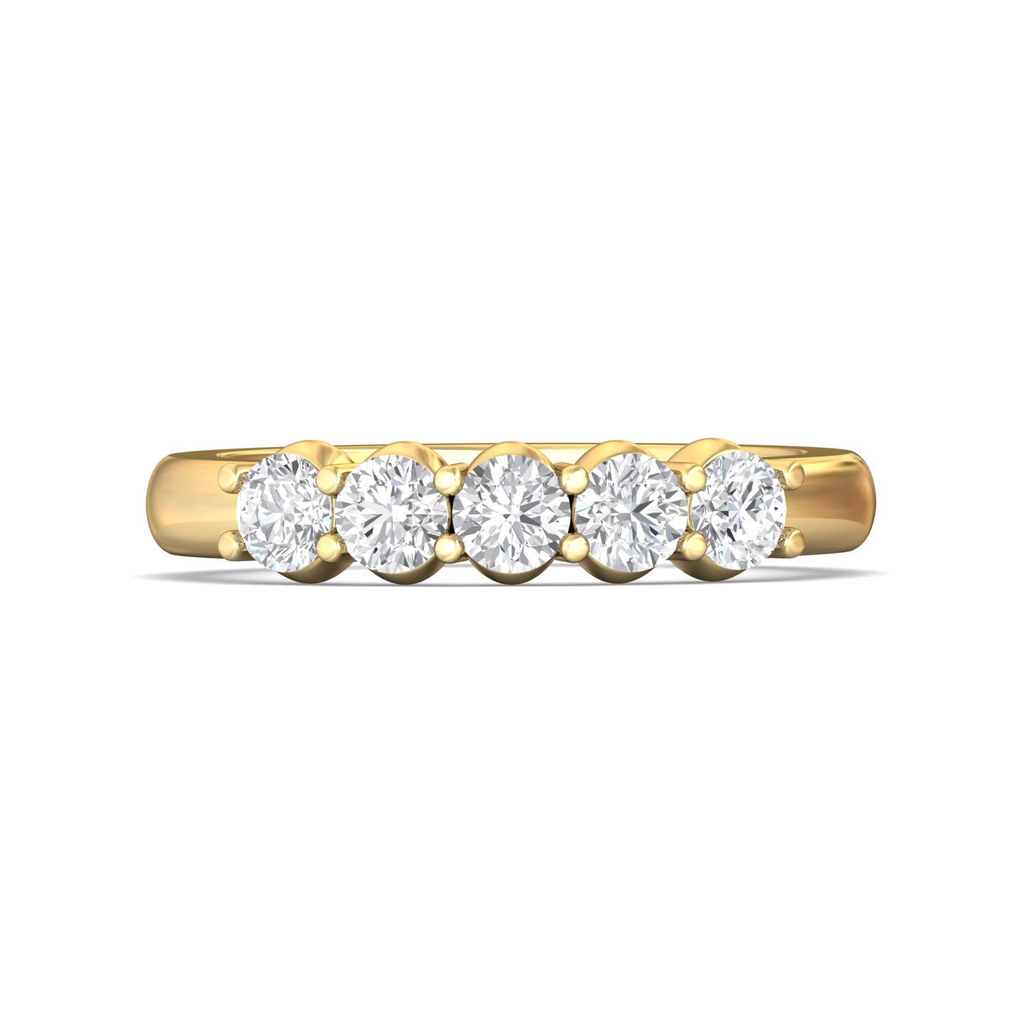 14K Yellow Gold Wedding Band