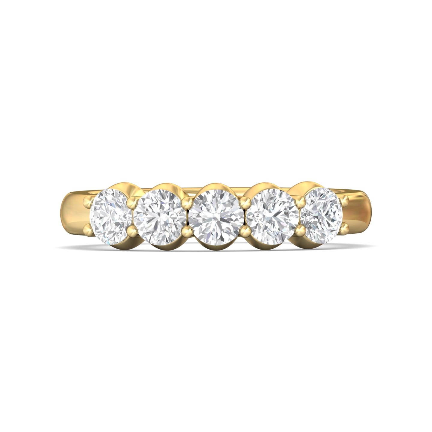 14K Yellow Gold Wedding Band