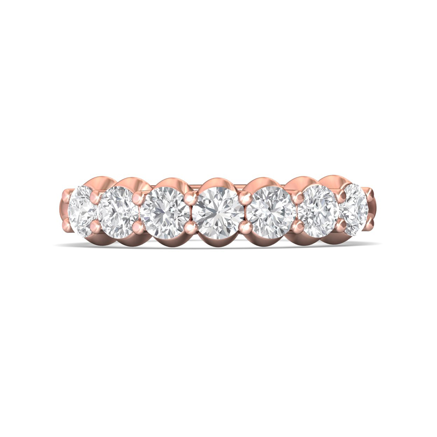 14K Rose Gold Wedding Band