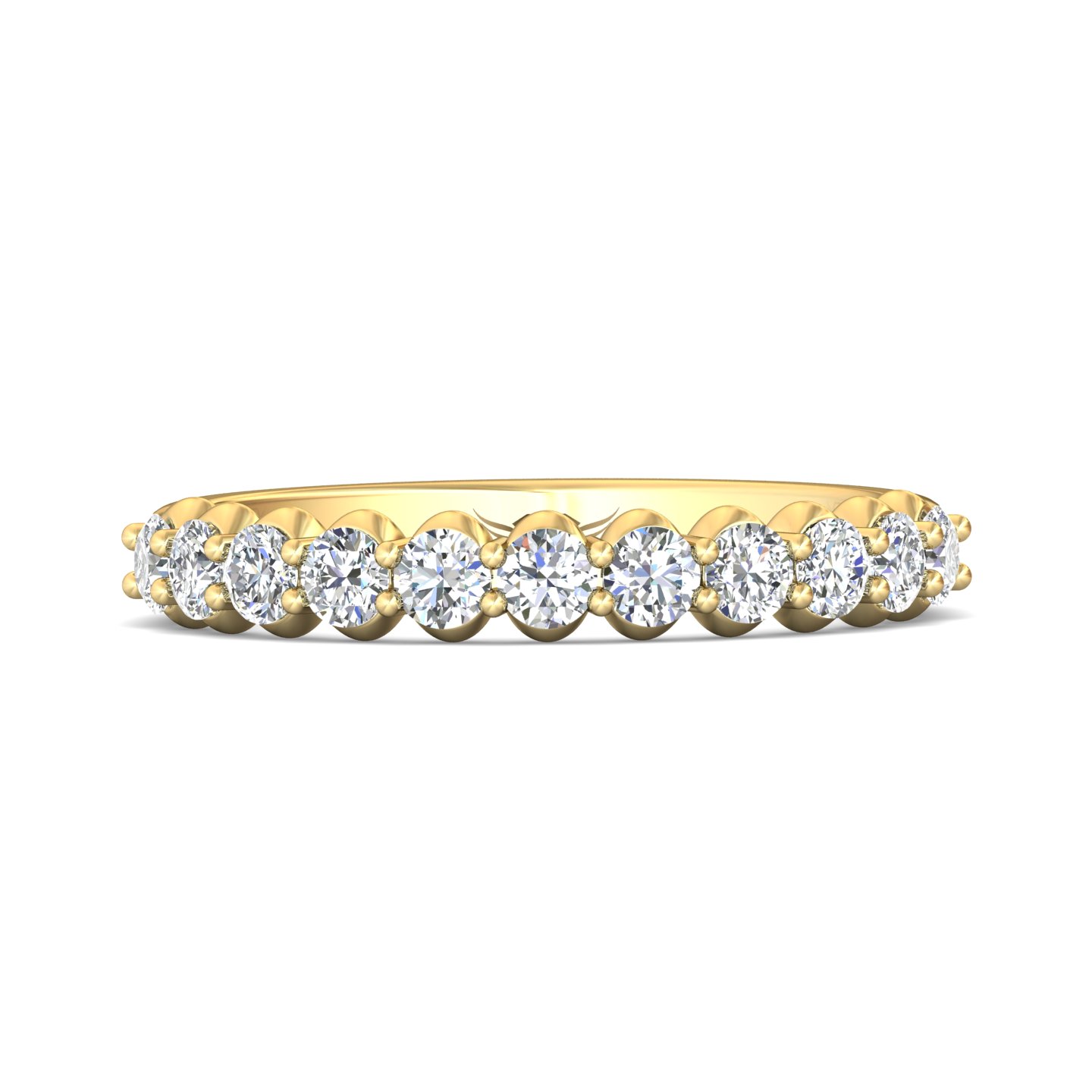 14K Yellow Gold Wedding Band