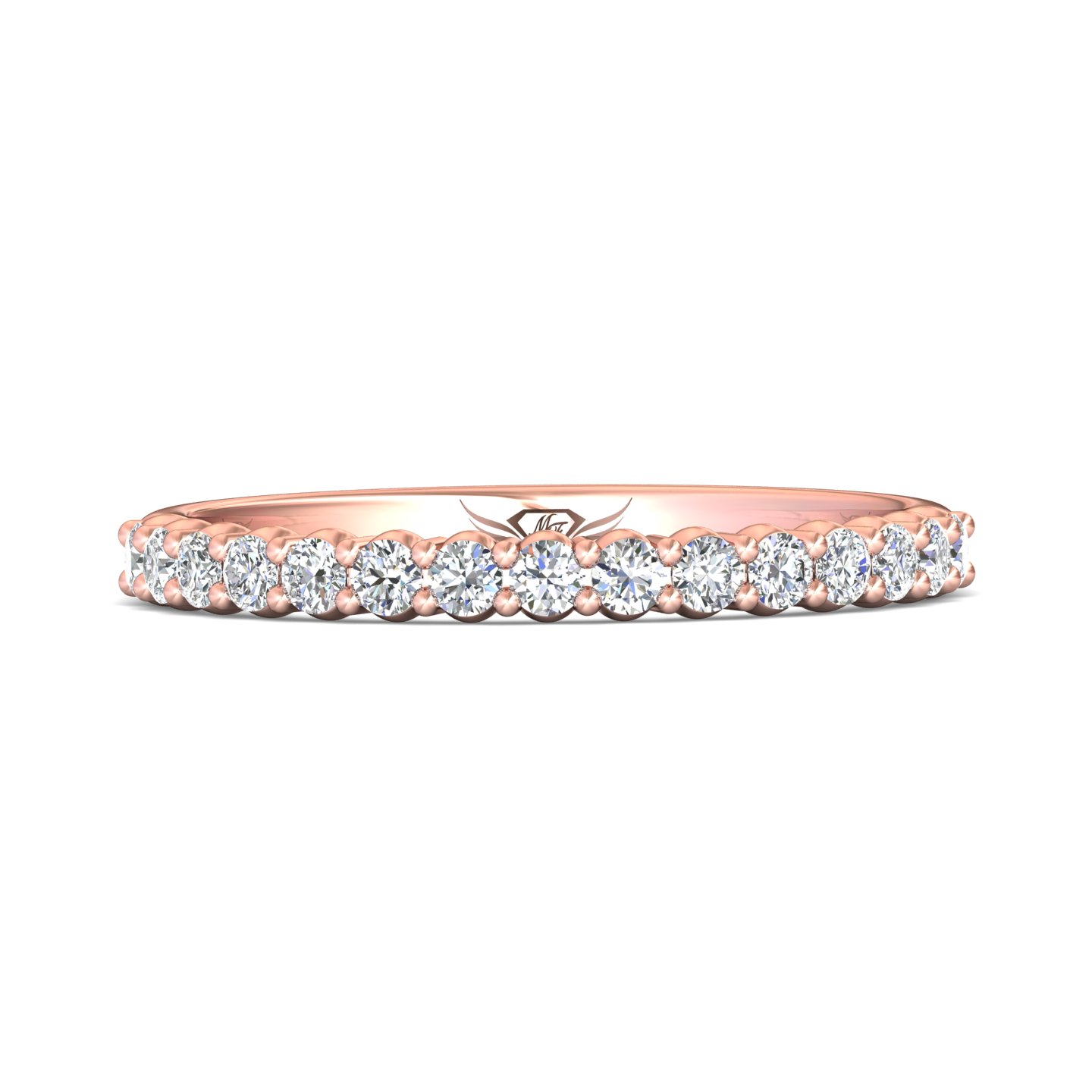 14K Rose Gold Wedding Band
