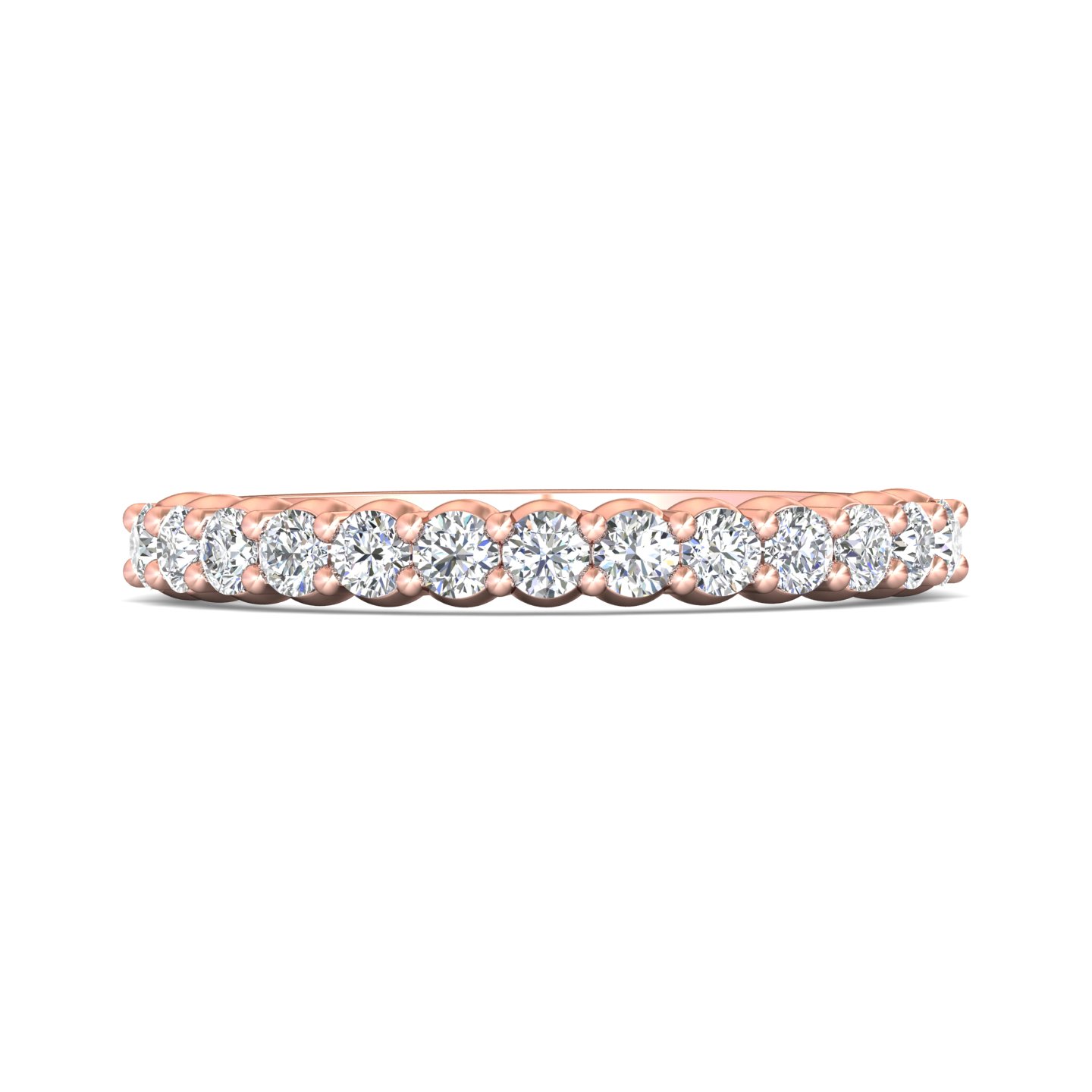 18K Rose Gold Wedding Band