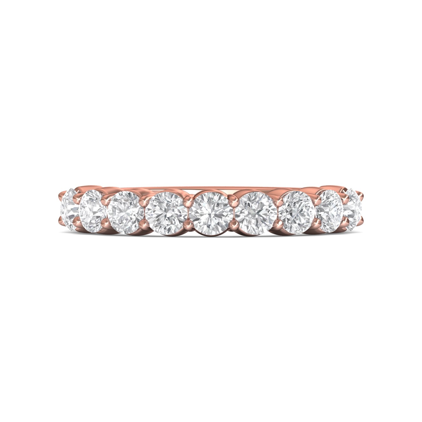 14K Rose Gold Wedding Band