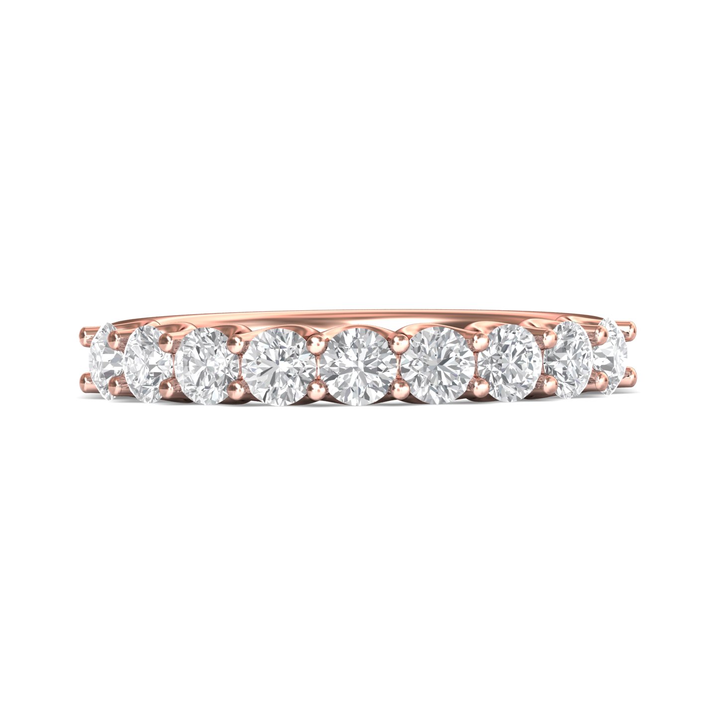 18K Rose Gold Wedding Band