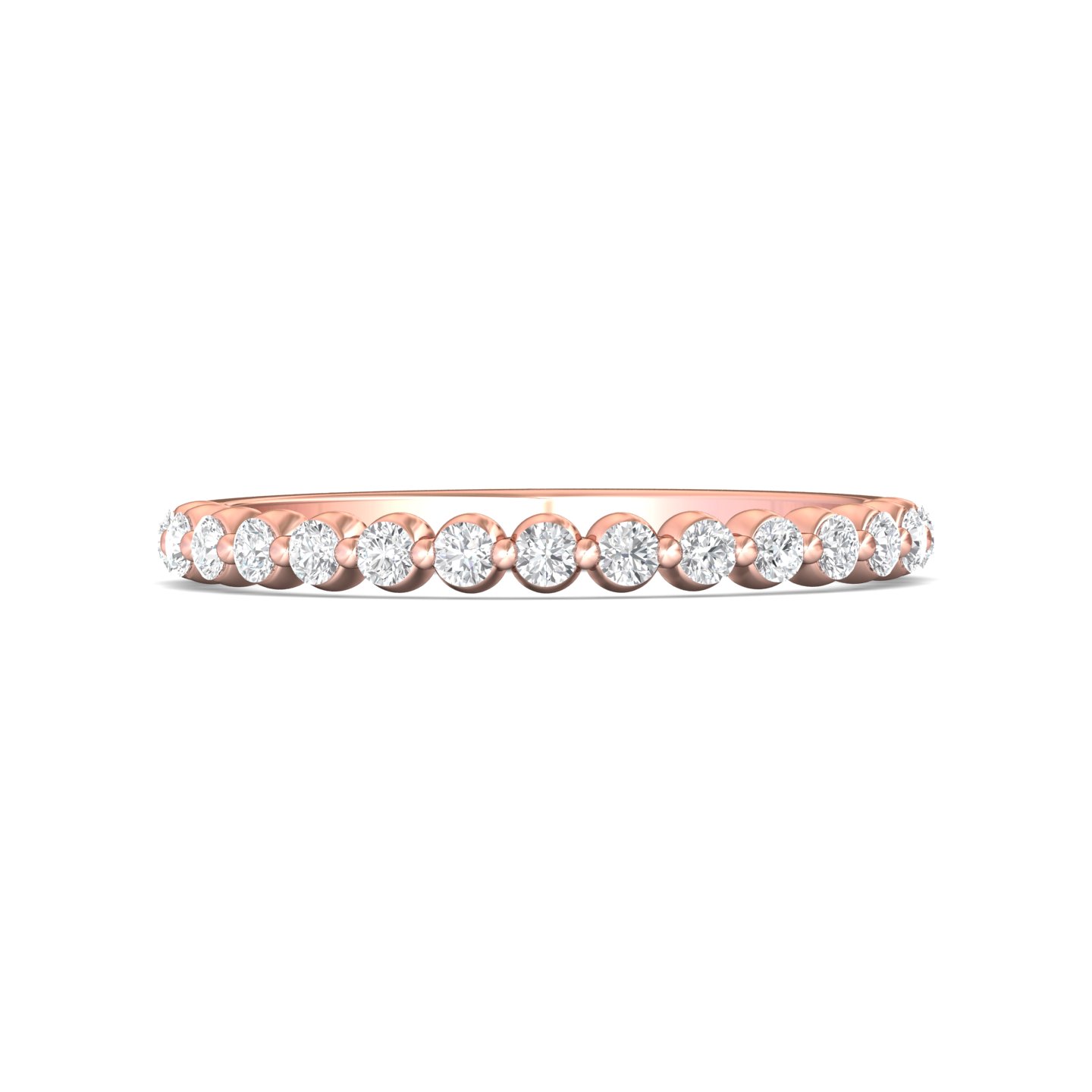 14K Rose Gold Wedding Band