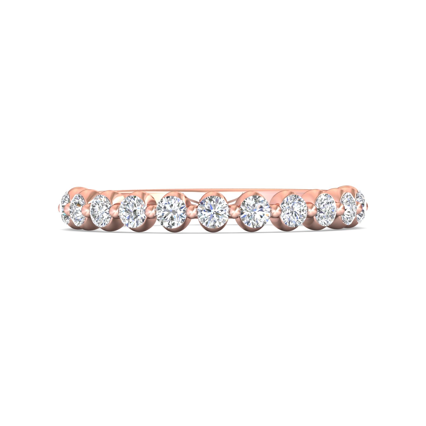 14K Rose Gold Wedding Band