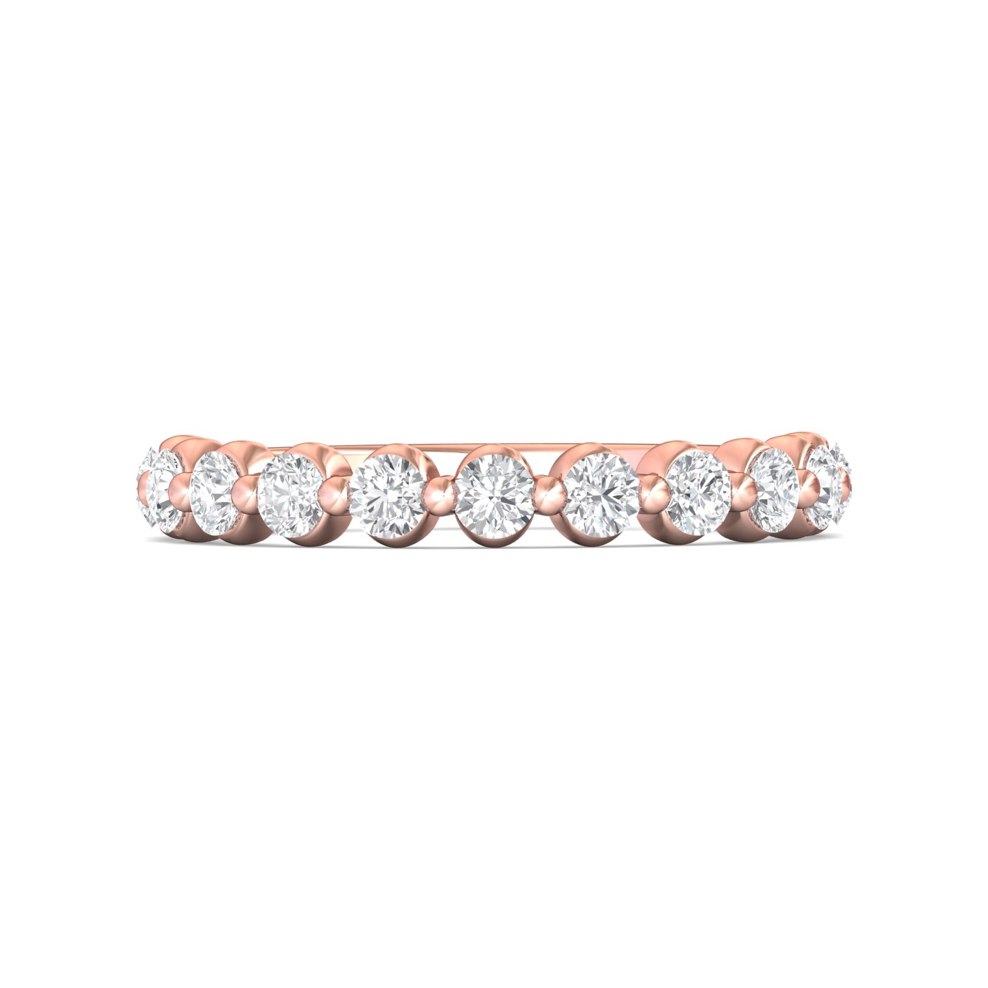 14K Rose Gold Wedding Band