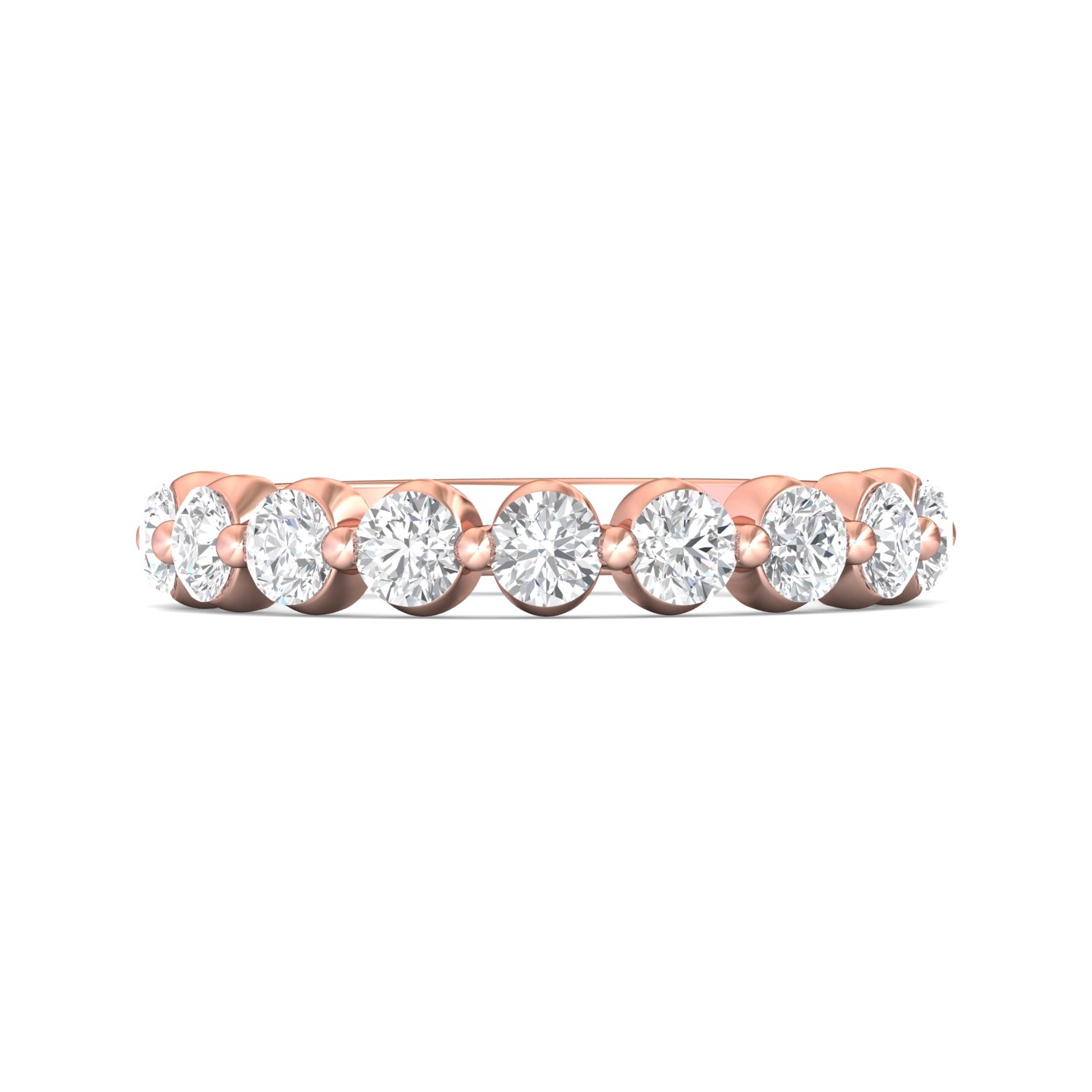 18K Rose Gold Wedding Band