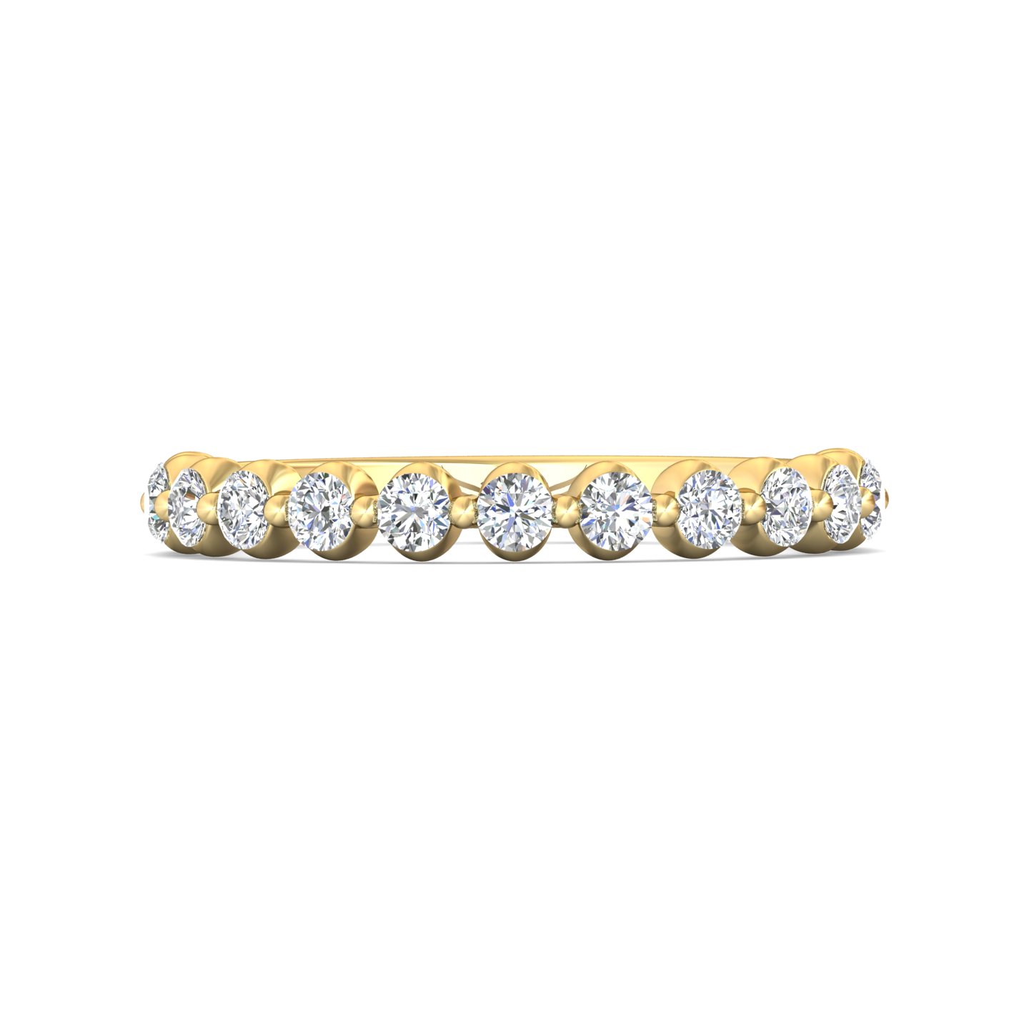 14K Yellow Gold Wedding Band