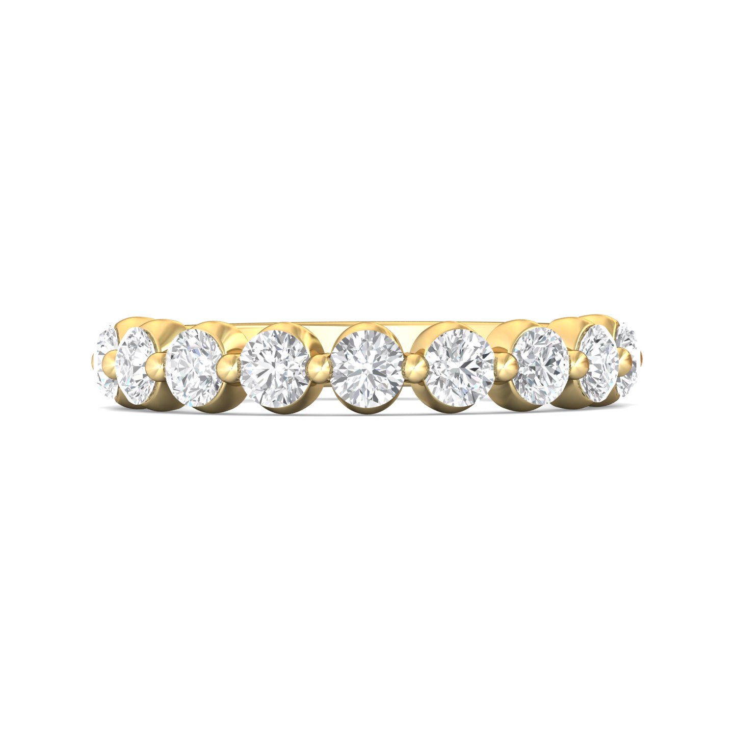 18K Yellow Gold Wedding Band