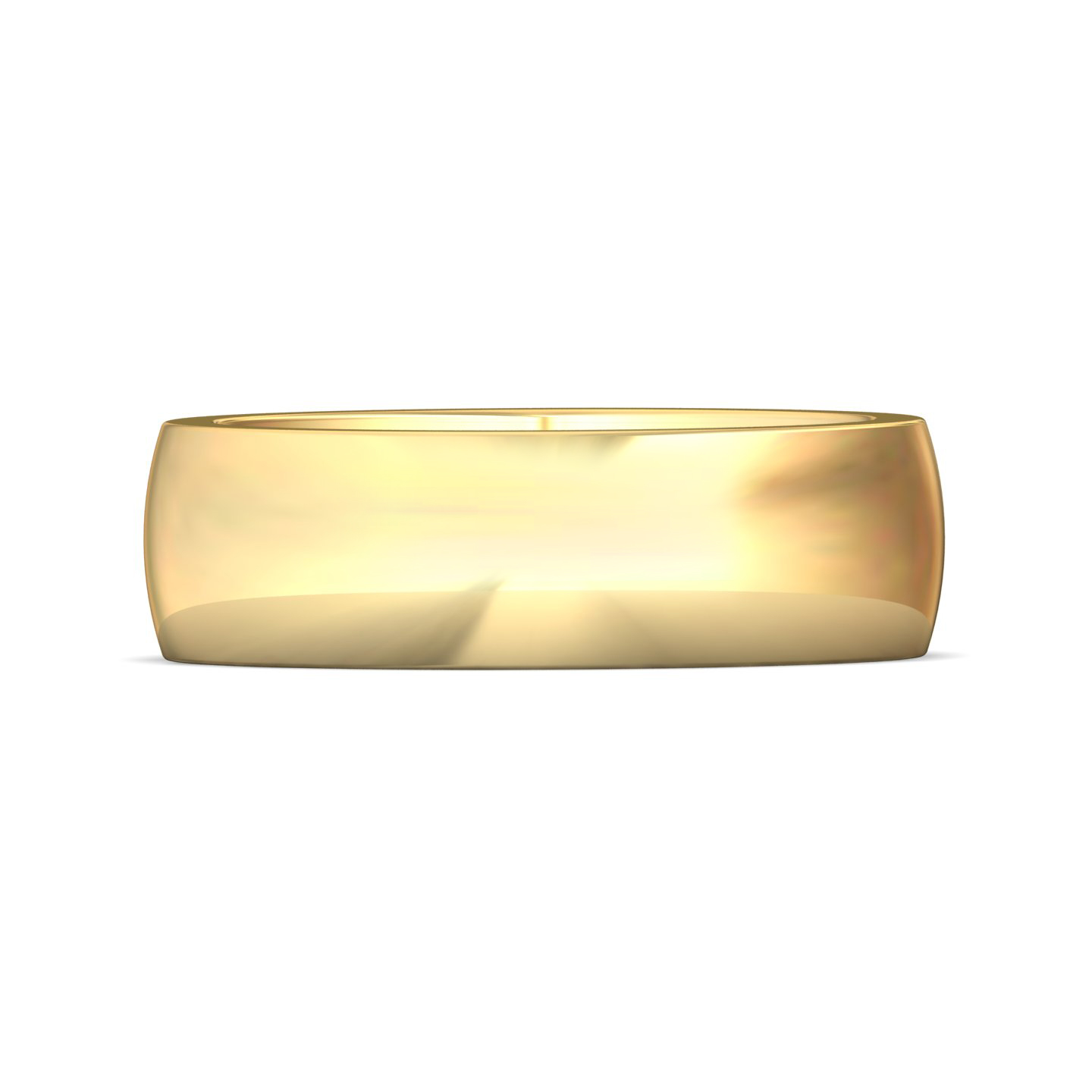 14K Yellow Gold Mens Band