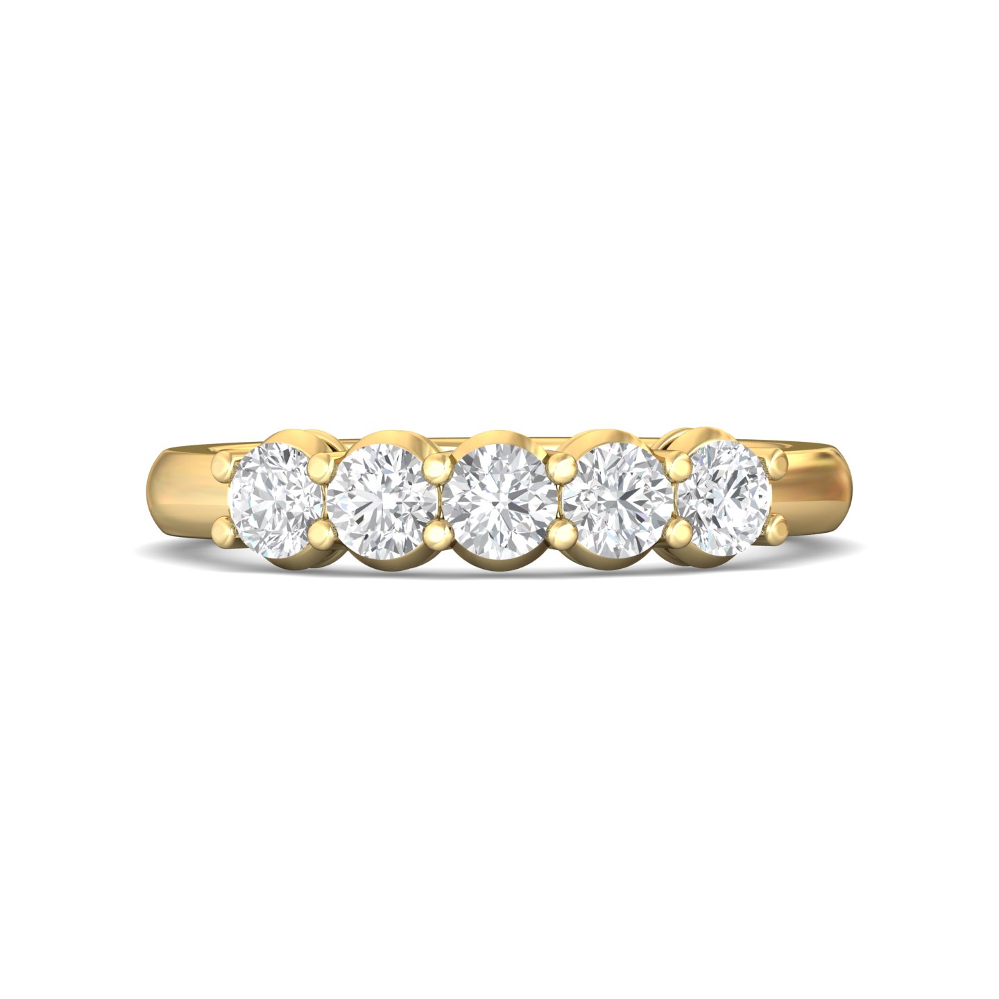 18K Yellow Gold Wedding Band