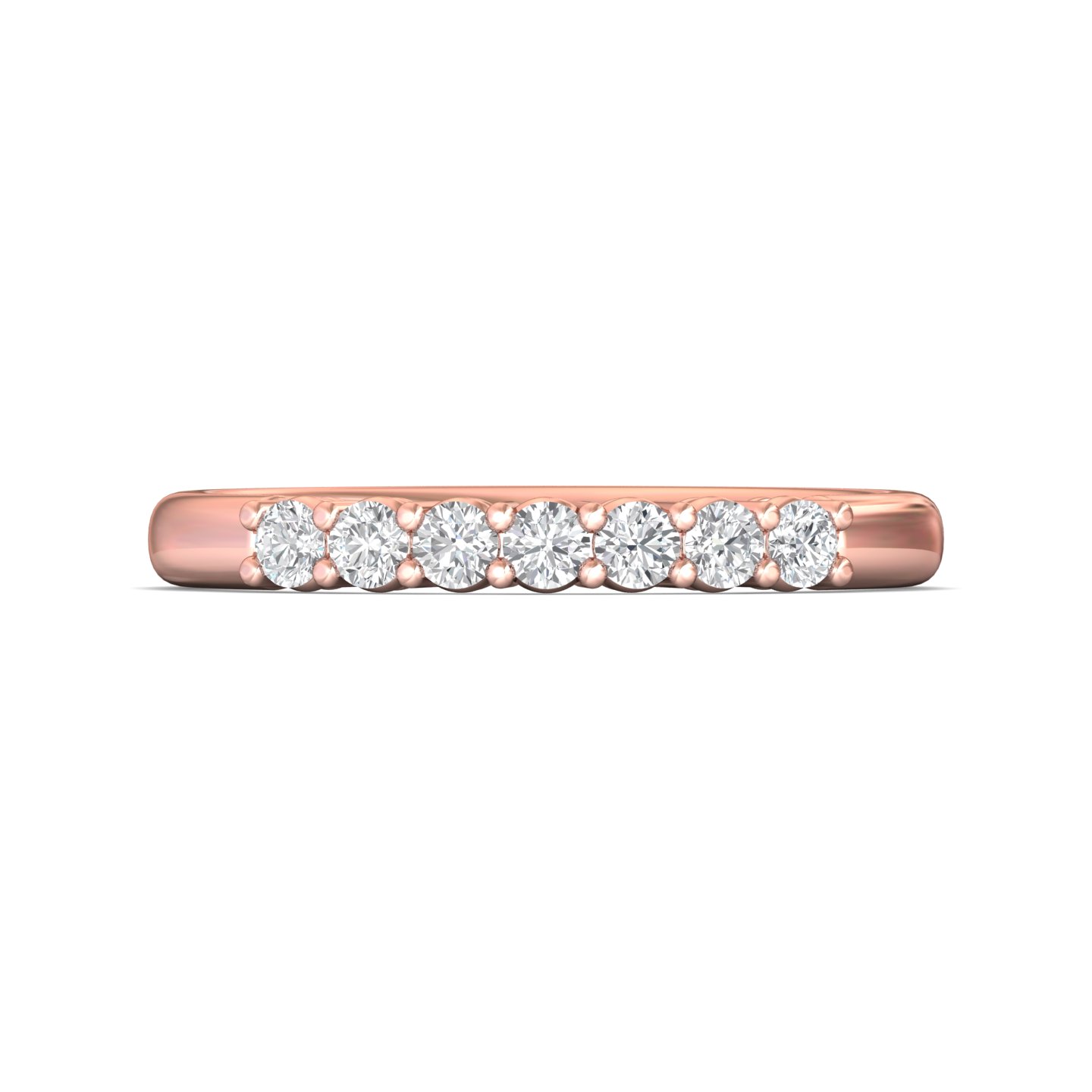 14K Rose Gold Wedding Band