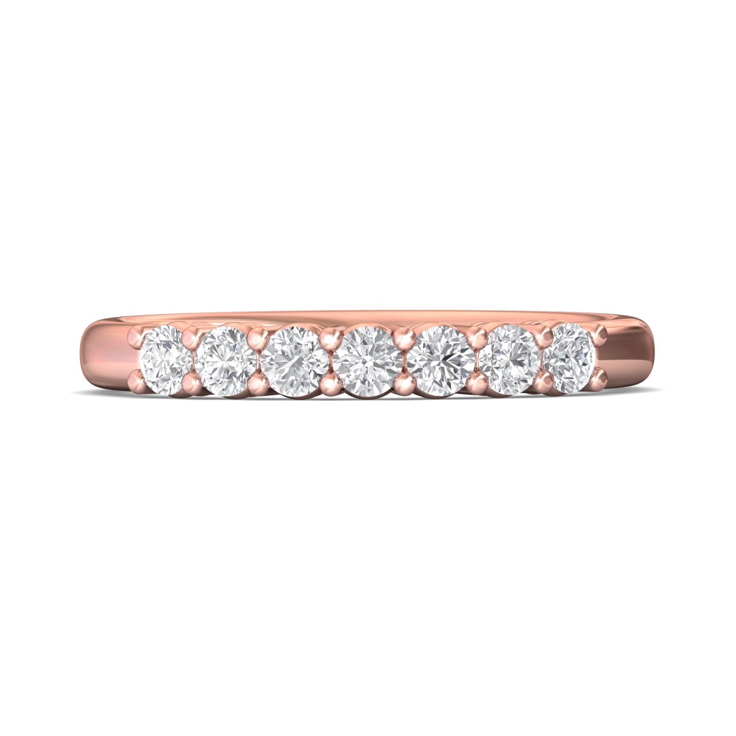 18K Rose Gold Wedding Band