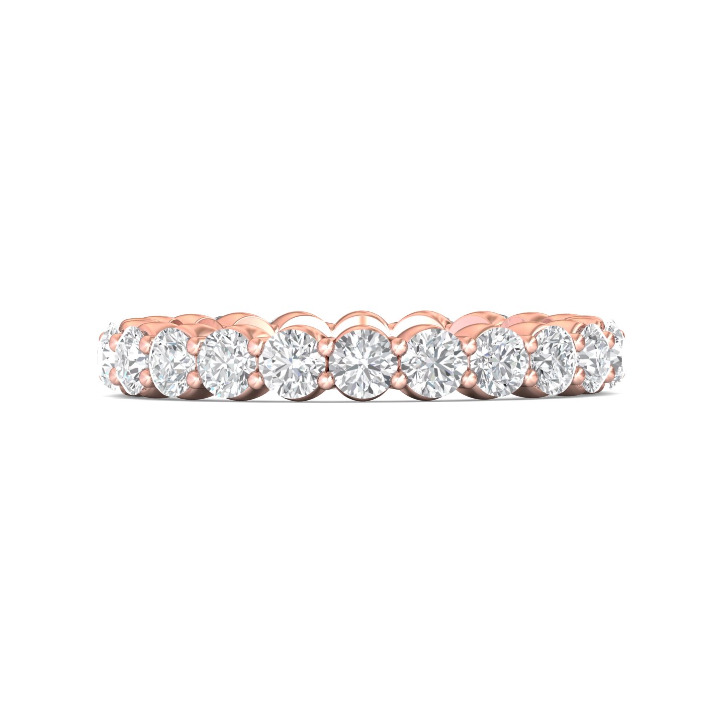 18K Rose Gold Wedding Band