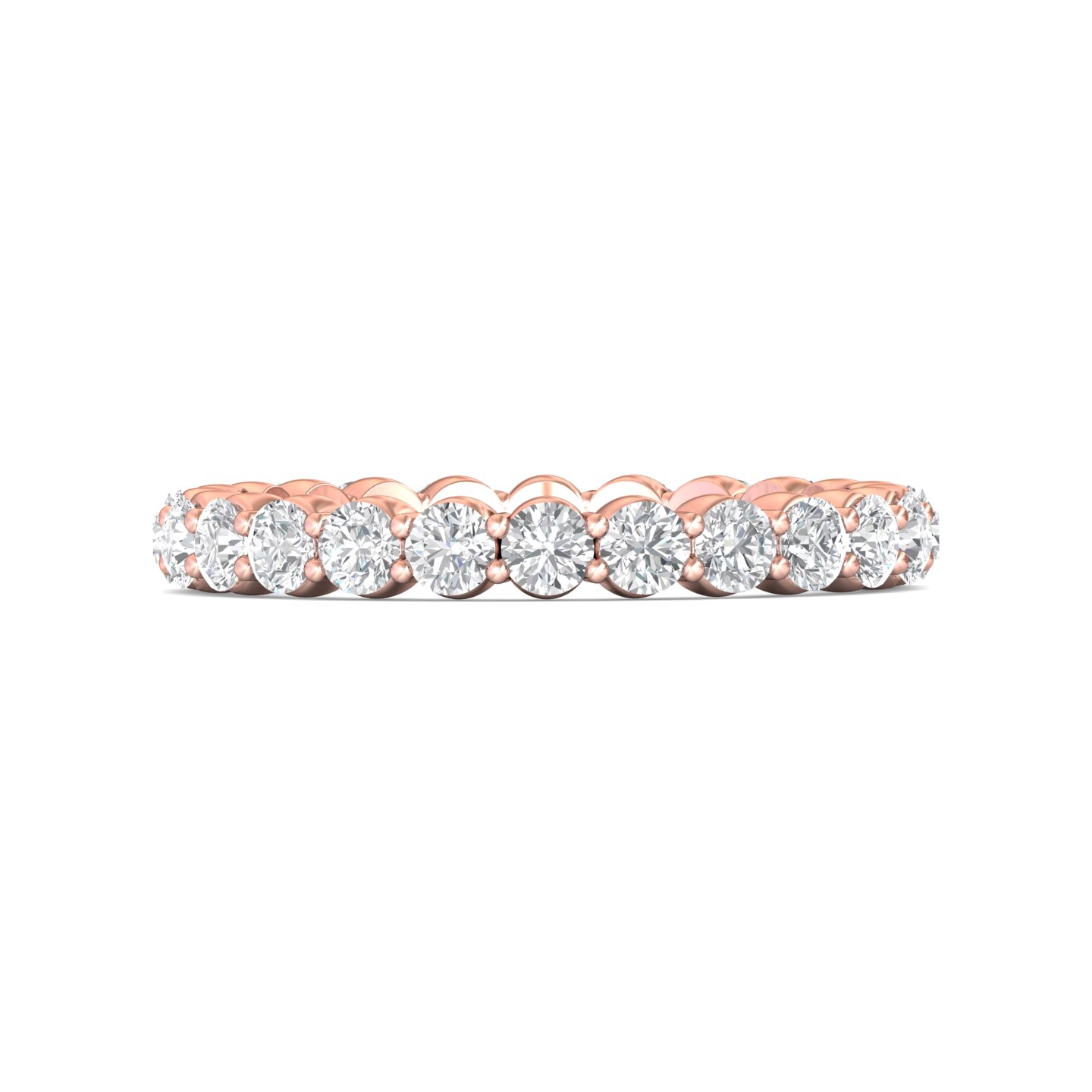 18K Rose Gold Wedding Band