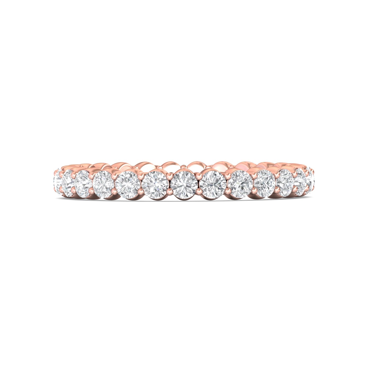 18K Rose Gold Wedding Band