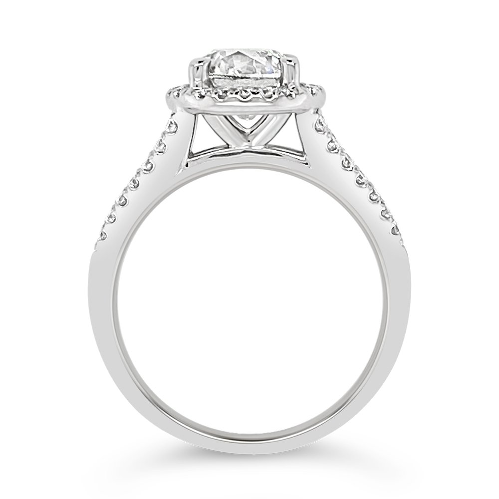 Yes By Martin Binder Diamond Split Shank Engagement Ring Mounting (0.35 Ct. Tw.)