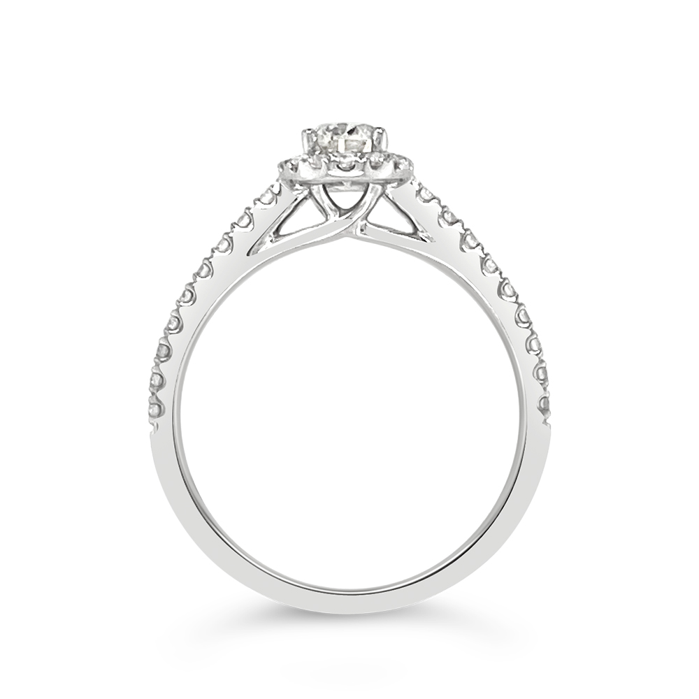 Yes By Martin Binder Oval Diamond Engagement Ring (0.72 Ct. Tw.)