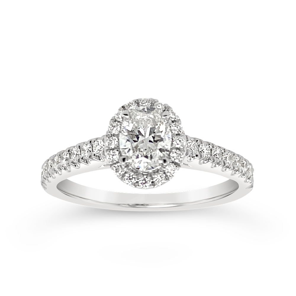 Yes By Martin Binder Oval Diamond Engagement Ring (0.72 Ct. Tw.)