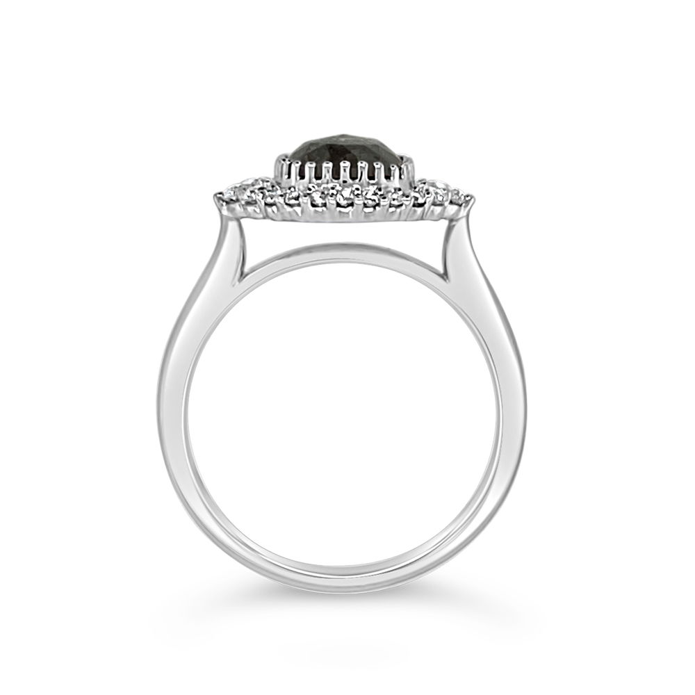 Yes By Martin Binder Salt & Pepper Diamond Engagement Ring (1.69 Ct. Tw.)