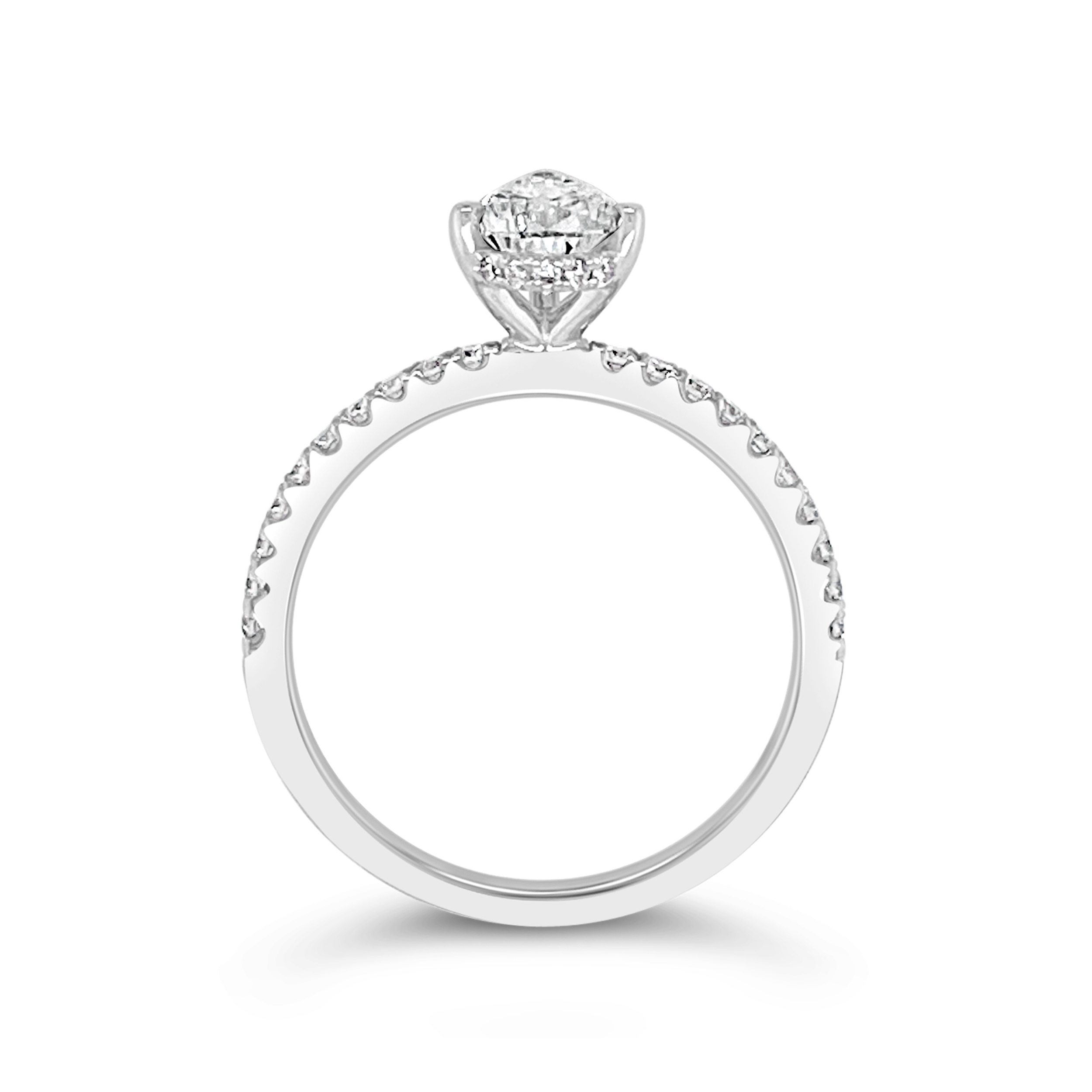 Yes By Martin Binder Pear Diamond Engagement Ring (1.16 Ct. Tw.)