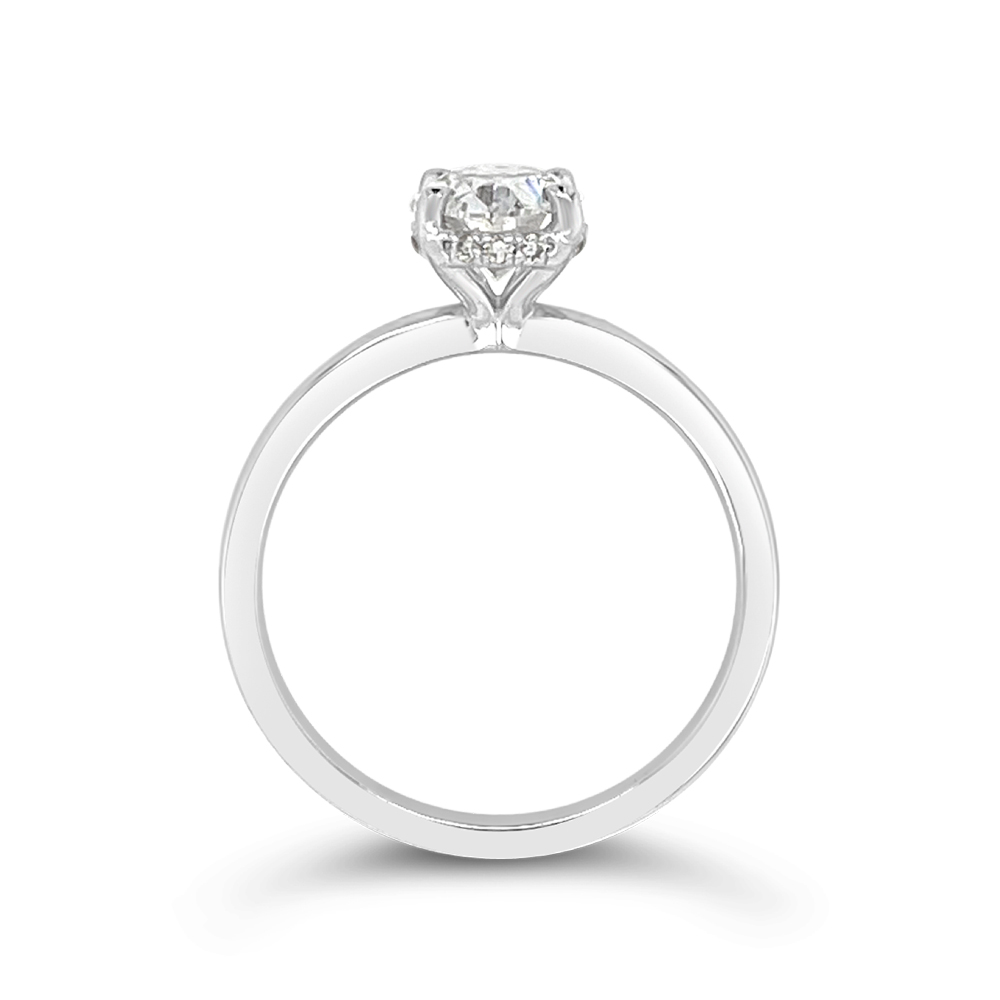 Yes By Martin Binder Oval Solitaire Diamond Engagement Ring (1.26 Ct. Tw.)