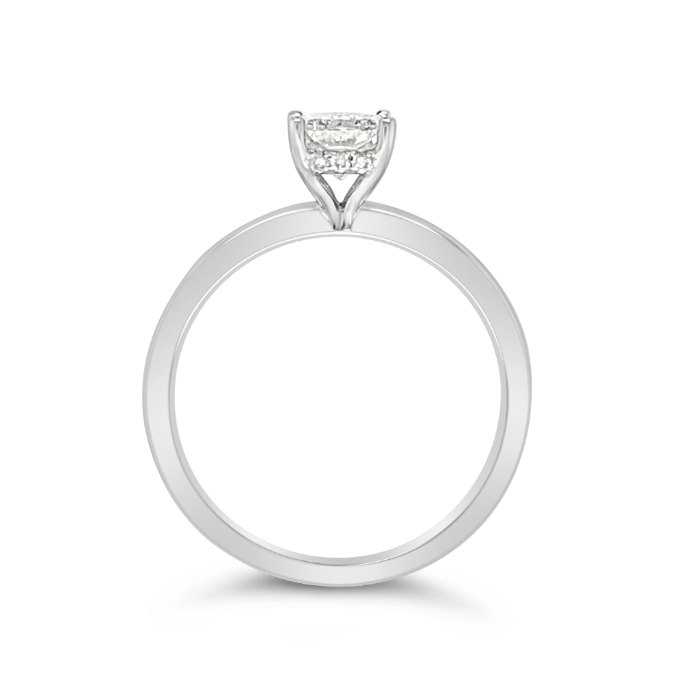 Yes By Martin Binder Radiant Solitaire Diamond Engagement Ring (0.98 Ct. Tw.)