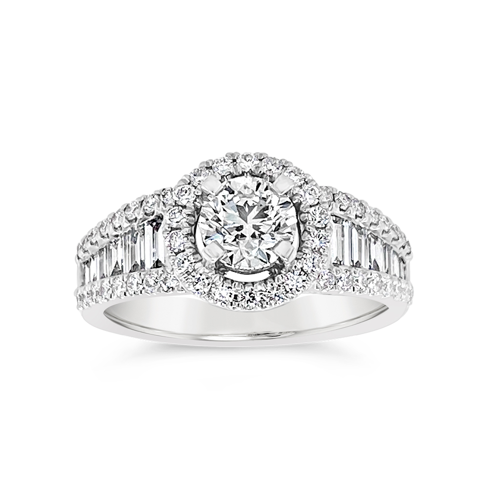Yes By Martin Binder Platinum Diamond Engagement Ring (1.58 Ct. Tw.)