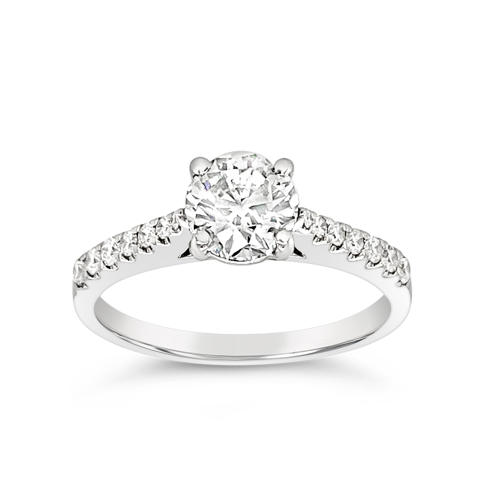 Yes By Martin Binder Round Diamond Engagement Ring (1.21 Ct. Tw.)