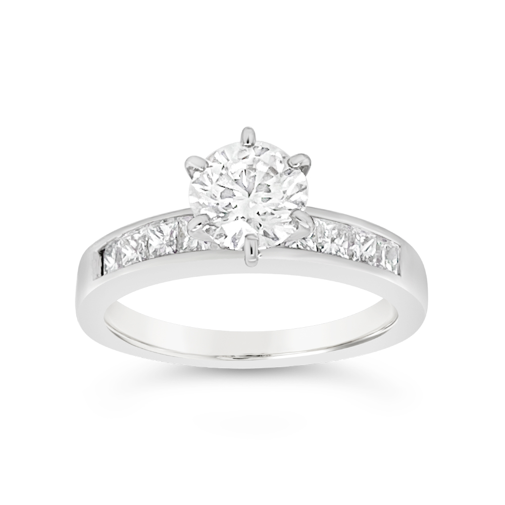 Yes By Martin Binder Round Diamond Engagement Ring (1.32 Ct. Tw.)