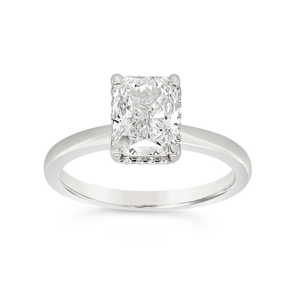 Yes By Martin Binder Radiant Diamond Engagement Ring (1.59 Ct. Tw.)