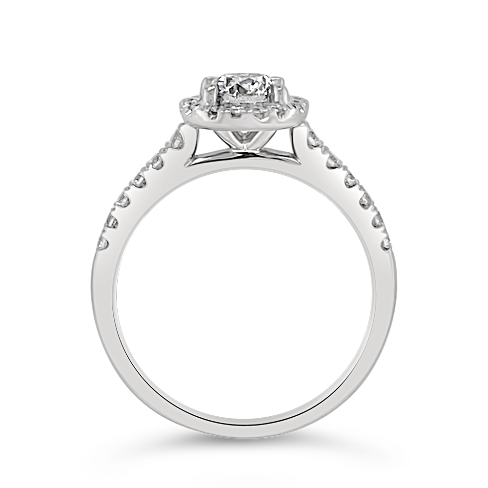 Yes By Martin Binder Halo Diamond Engagement Ring (0.75 Ct. Tw.)
