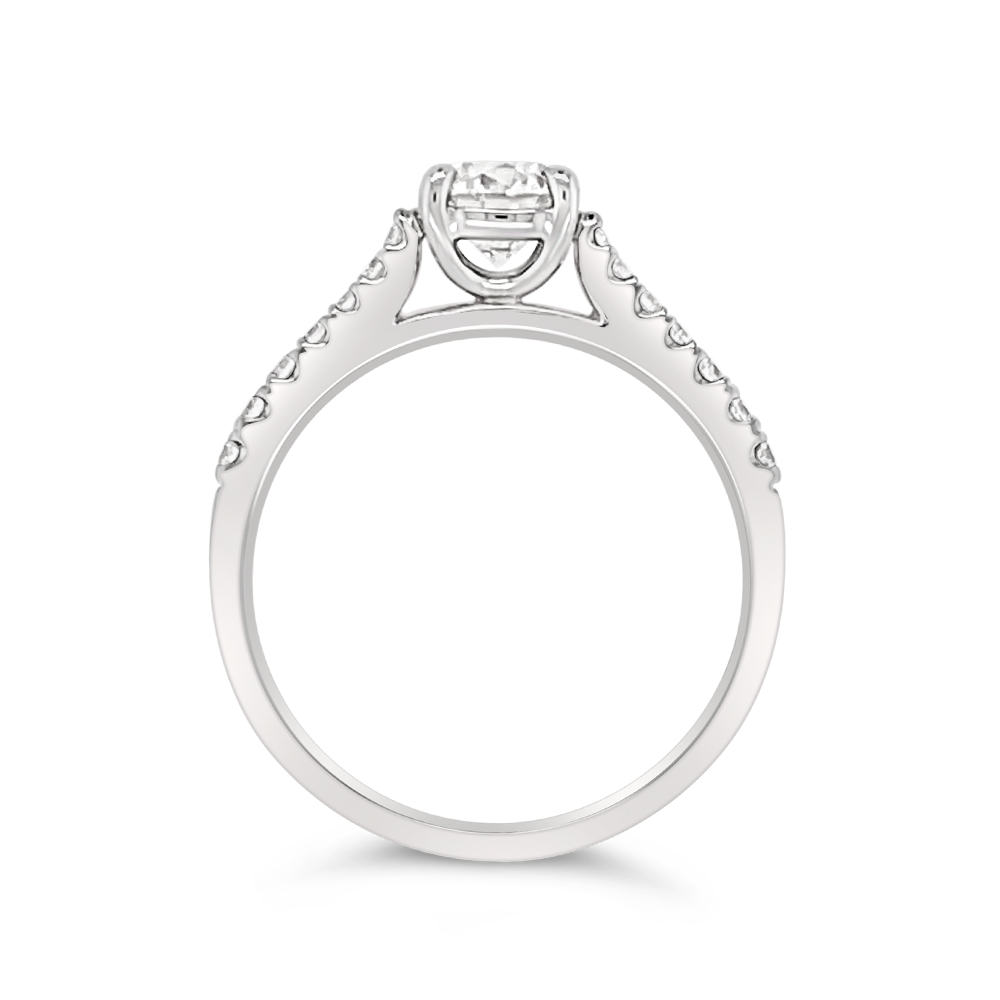 Yes By Martin Binder Round Diamond Engagement Ring (1.10 Ct. Tw.)