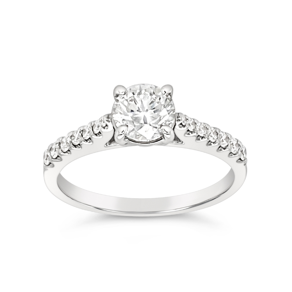 Yes By Martin Binder Round Diamond Engagement Ring (1.10 Ct. Tw.)
