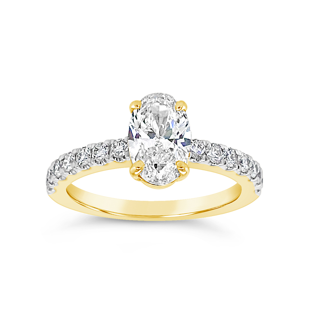 Yes By Martin Binder Oval Diamond Engagement Ring (1.58 Ct. Tw.)